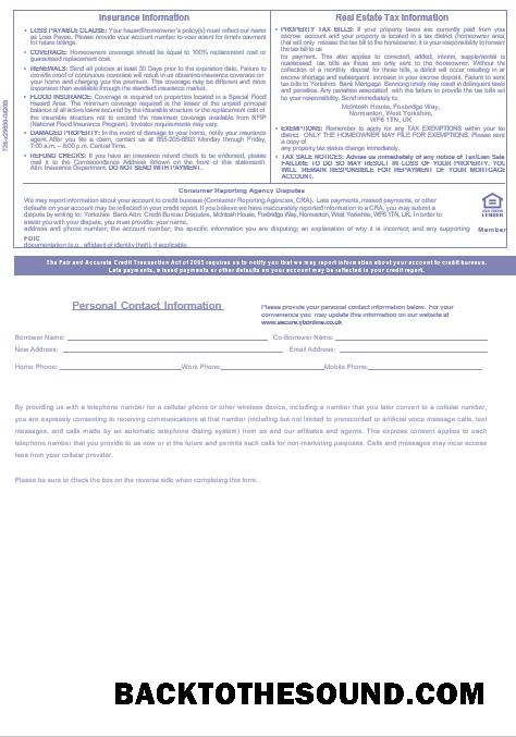 İndir Birleşik Krallık Yorkshire Banka İpotek Hesap Özeti in Word and PDF Formatlar, 3 pages 3 Örnek şablon