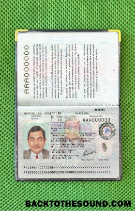 Scarica Argentina Passaporto Foto look Campione design