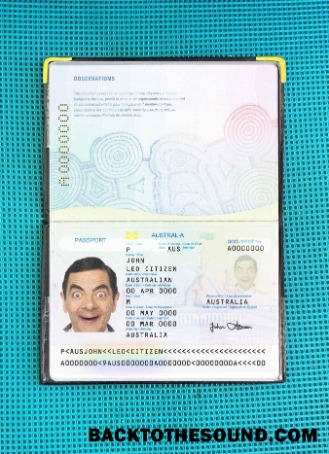 Scarica Australian standard Passaporto Foto look Campione campione