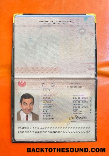 Scarica Austria Passaporto Foto look Campione mockup