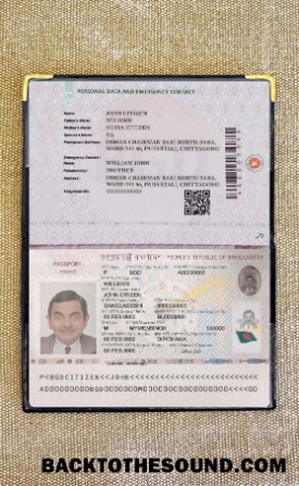 Scarica Bangladesh E Passaporto (2020 Presente) Versione 2 Foto look Campione design