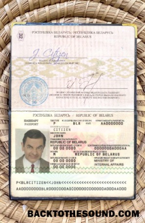 Scarica Bielorussia Passaporto (2006 2020) Foto look Campione mockup