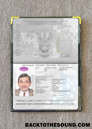 Scarica Belgio Passaporto Versione 2 (2017 Presente) Foto look Campione campione
