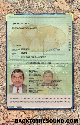 Scarica Benin Passaporto Foto look Campione campione