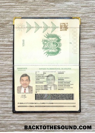 Scarica Bolivia Passaporto Foto look Campione modello
