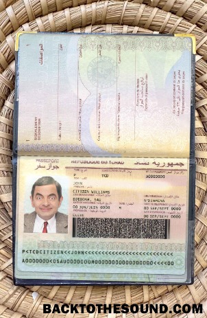 Scarica Ciad Passaporto Foto look Campione design
