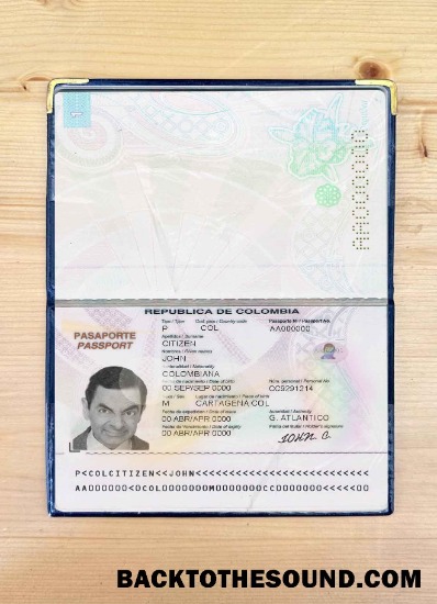Scarica Colombia Passaporto (2018 2018) Foto look Campione anteprima