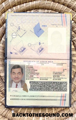 Scarica Costa Rica pass Foto look Campione mockup
