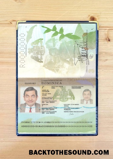 Scarica Dominica Passaporto Nuovo 2019 Presente foto-look Campione anteprima