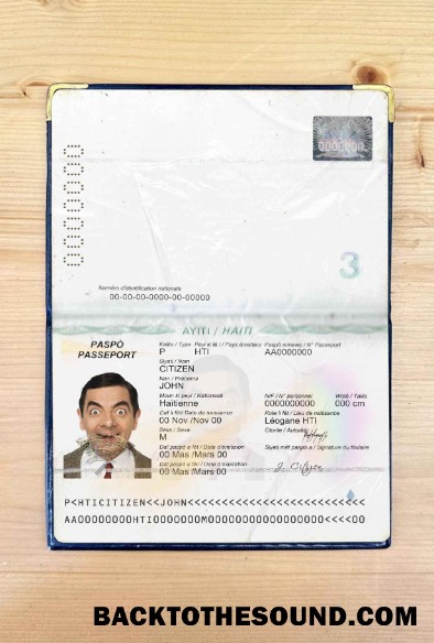 Scarica Haiti Passaporto Foto look Campione anteprima