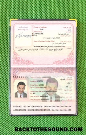 Scarica Iran Passaporto (2007 2014) Foto look Campione modello