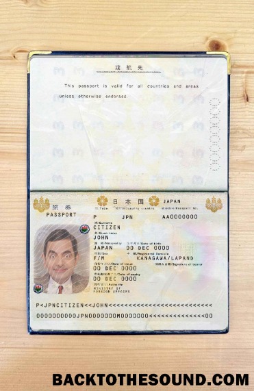 Scarica Giappone pass Foto look Campione mockup