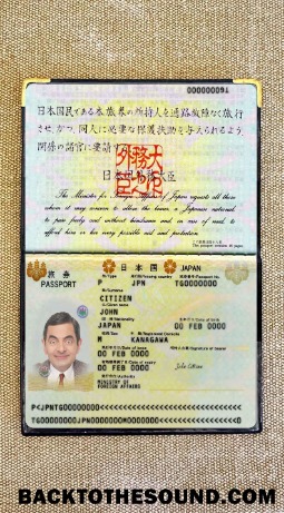 Scarica Giappone Passaporto 2005 2015 Foto look Campione anteprima