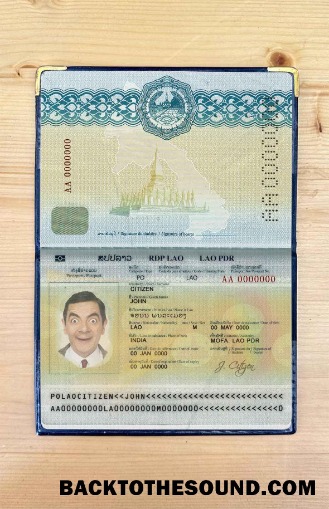 Scarica Laos Passaporto Foto look Campione anteprima