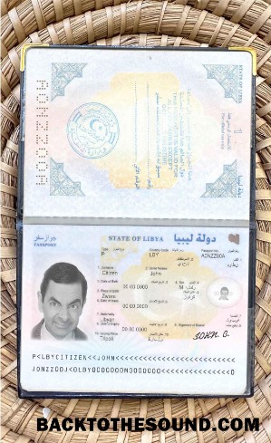 Scarica Libia Passaporto Foto look Campione design