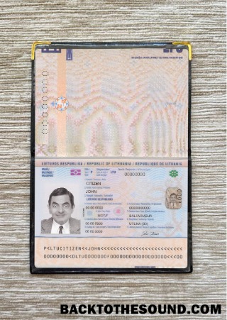 Scarica Lituania Passaporto Nuovo 2021 Presente foto-look Campione modello