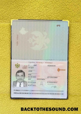 Scarica Montenegro Passaporto Foto look Campione campione