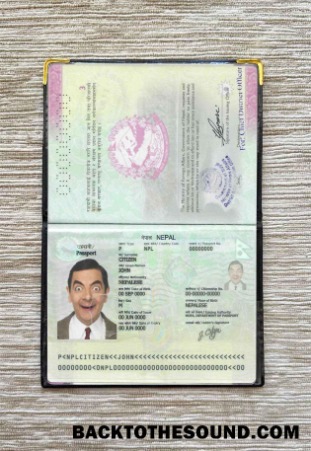Scarica Nepal Passaporto Foto look Campione anteprima