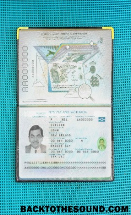 Scarica Nuova Zelanda Passaporto (2005 Presente) Foto look Campione mockup
