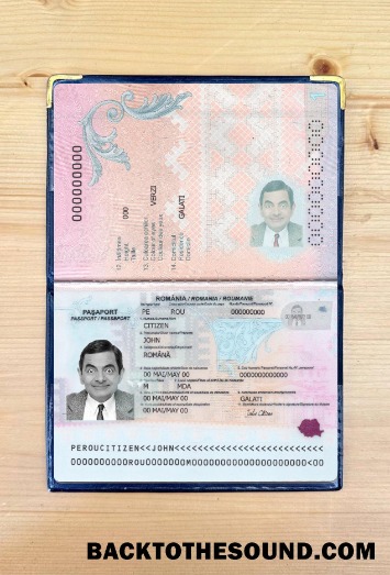 Scarica Romania Passaporto 2021 Presente foto-look Campione modello