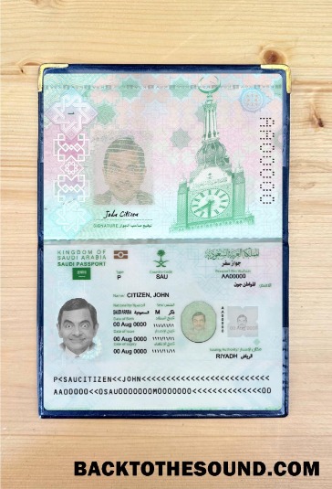Scarica Arabia Saudita Passaporto 2022 Presente foto-look Campione campione