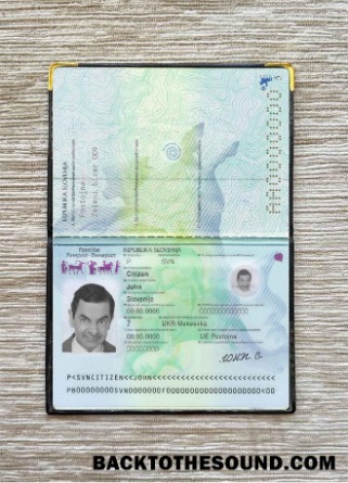 Scarica Slovenia Passaporto Foto look Campione design