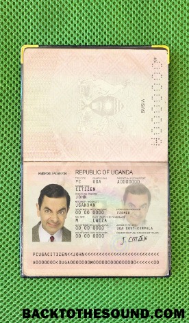 Scarica Uganda Passaporto Foto look Campione mockup