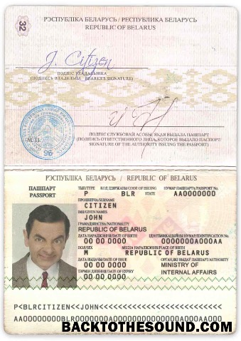 İndir Belarus Pasaport in PSD Format (2006 – 2020) Örnek şablon