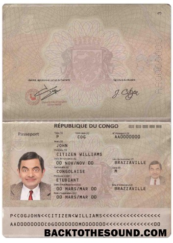 İndir Kongo Pasaport (2014 Mevcut) Örnek tasarım
