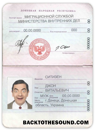İndir Donetsk People’s Republic Pasaport Örnek örnek