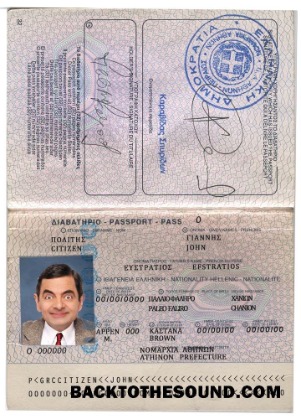 İndir Yunanistan Pasaport verssion 3 Örnek örnek