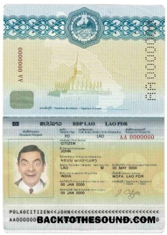 İndir Laos Pasaport Örnek ön izleme
