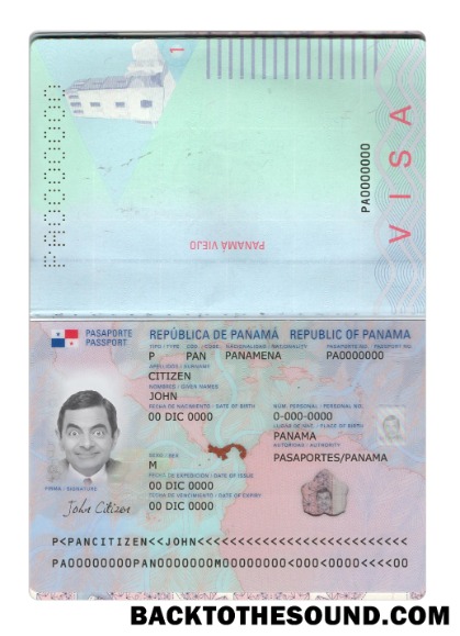 İndir Panama Pasaport Yeni 2019 Mevcut Örnek ön izleme