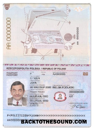 İndir Polonya Pasaport in PSD Format, fully Düzenlenebilir, 2018 – Mevcut Örnek örnek