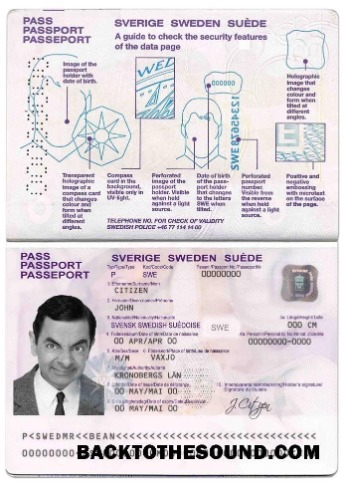 İndir İsveç Pasaport Örnek ön izleme