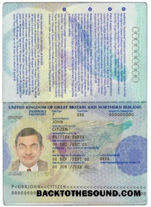 İndir Birleşik Krallık Pasaport in PSD Format, fully Düzenlenebilir, 2006 2010 Örnek ön izleme