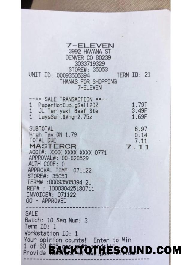 Λήψη 7 eleven store Πληρωμή check Δείγμα σχεδιασμό