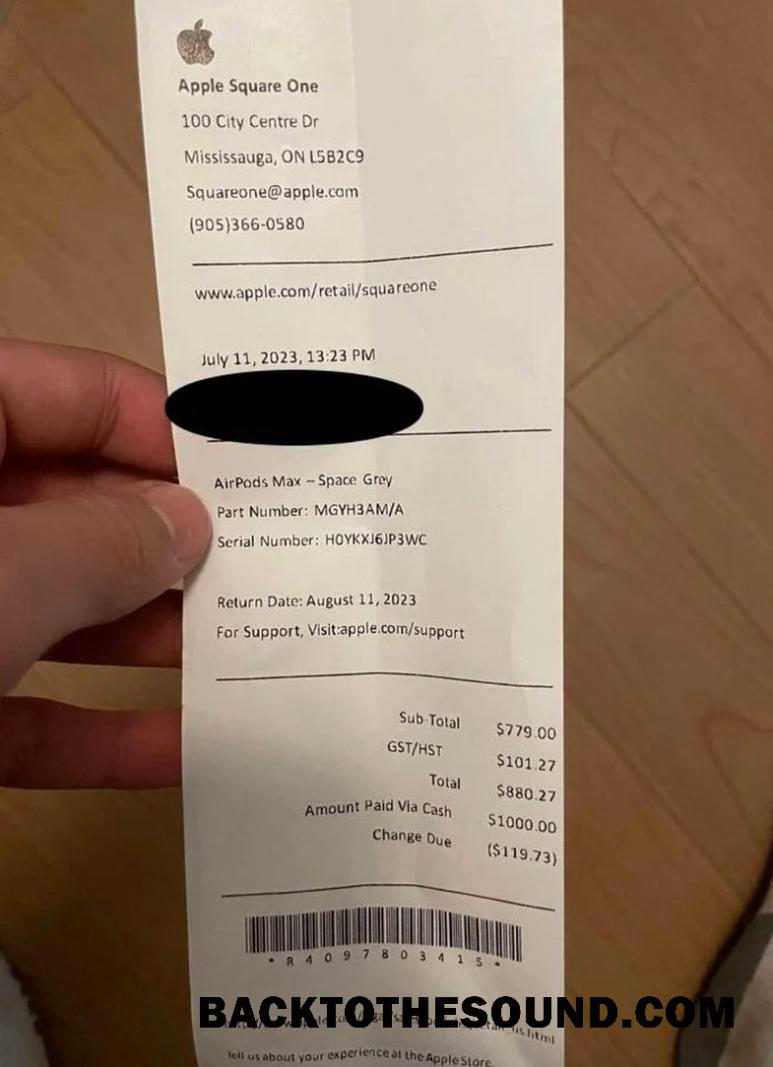Λήψη Apple store Πληρωμή check Δείγμα δείγμα