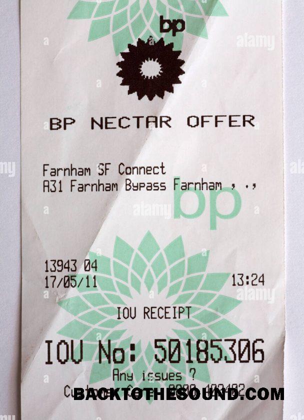 Λήψη BP Nectar rewards Πληρωμή Απόδειξη Δείγμα πρότυπο