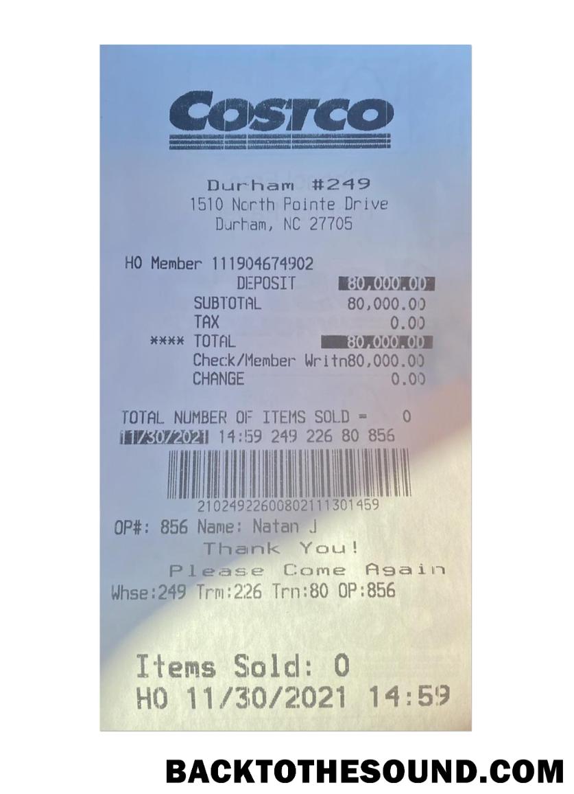 Λήψη COSTCO Πληρωμή Απόδειξη Δείγμα προεπισκόπηση