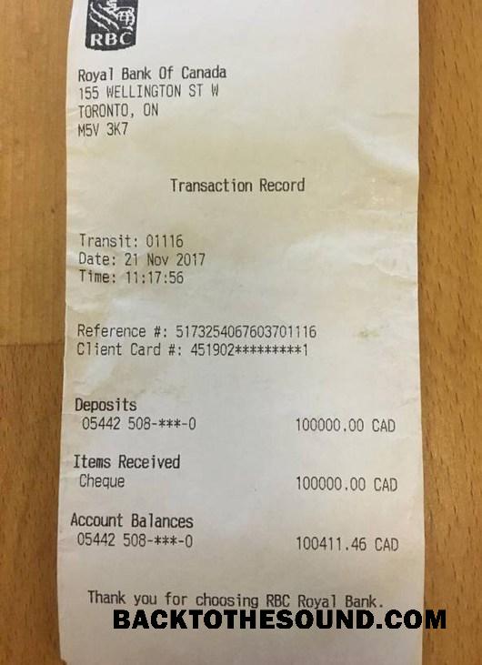 Λήψη Καναδάς RBC Τράπεζα check Δείγμα σχεδιασμό