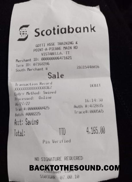 Λήψη Καναδάς Scotiabank Πληρωμή Απόδειξη Δείγμα πρότυπο