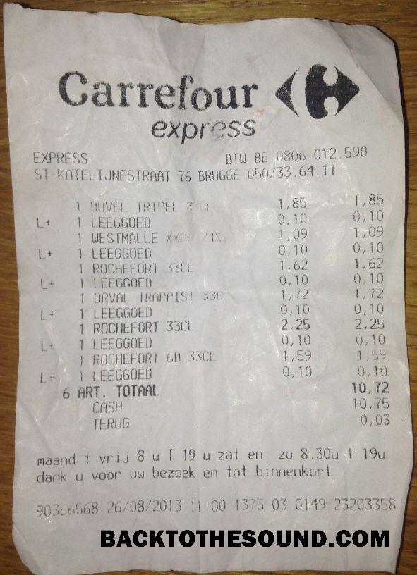 Λήψη Carrefour supermarket Απόδειξη Δείγμα προεπισκόπηση