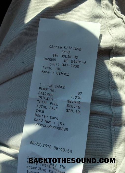 Λήψη Circle K store Πληρωμή Απόδειξη Δείγμα προεπισκόπηση