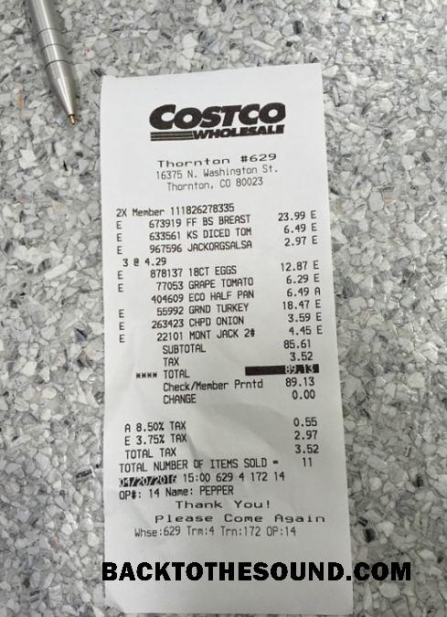Λήψη Costco wholesale Πληρωμή check Δείγμα προεπισκόπηση