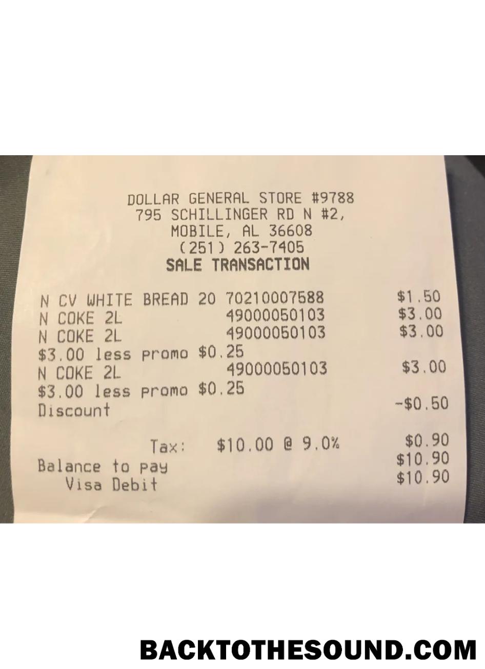 Λήψη Dollar general store paymet check Δείγμα πρότυπο