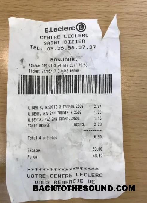 Λήψη E.Leclerc Πληρωμή Απόδειξη Δείγμα σχεδιασμό