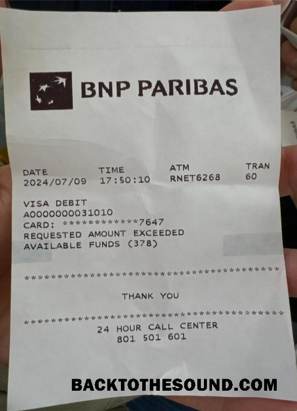 Λήψη Γαλλία BNP Paribas Πληρωμή check Δείγμα δείγμα