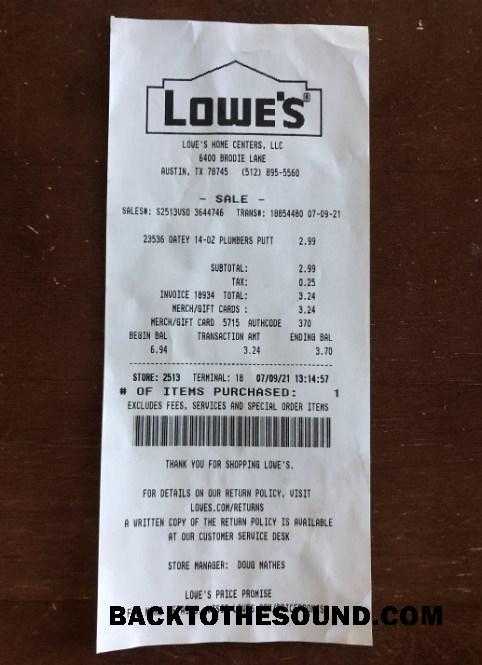 Λήψη Lowes retail Εταιρεία Πληρωμή slip Δείγμα σχεδιασμό
