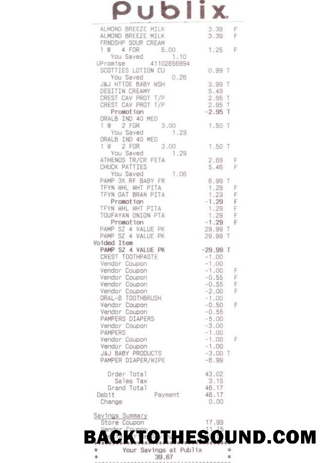Λήψη Publix supermarket Απόδειξη Δείγμα σχεδιασμό